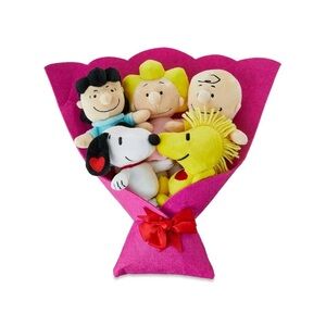 Peanuts Character Plush Bouquet